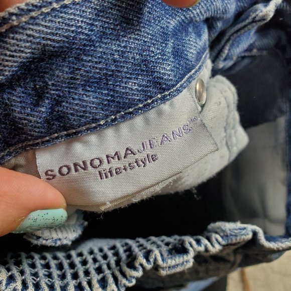 Y2k Flared Faded Sonoma Jeans kids 7 - Picture 10 of 11